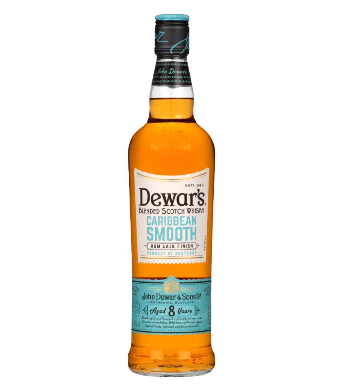 Dewar’s 8 Year Caribbean Smooth Rum Cask Finish Scotch Whisky 750mL