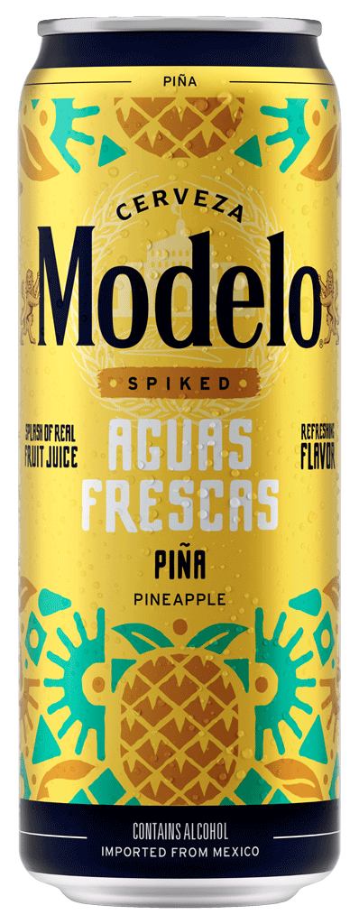 MODELO AGUA FRESCAS PINA BEER 24 OZ SGL - CAN