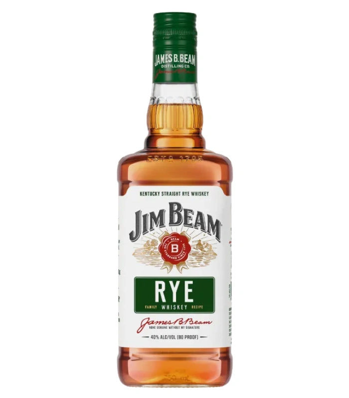 JIM BEAM RYE STRAIGHT RYE WHISKEY 750ml
