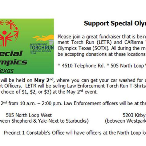 Support Special Olympics Texas