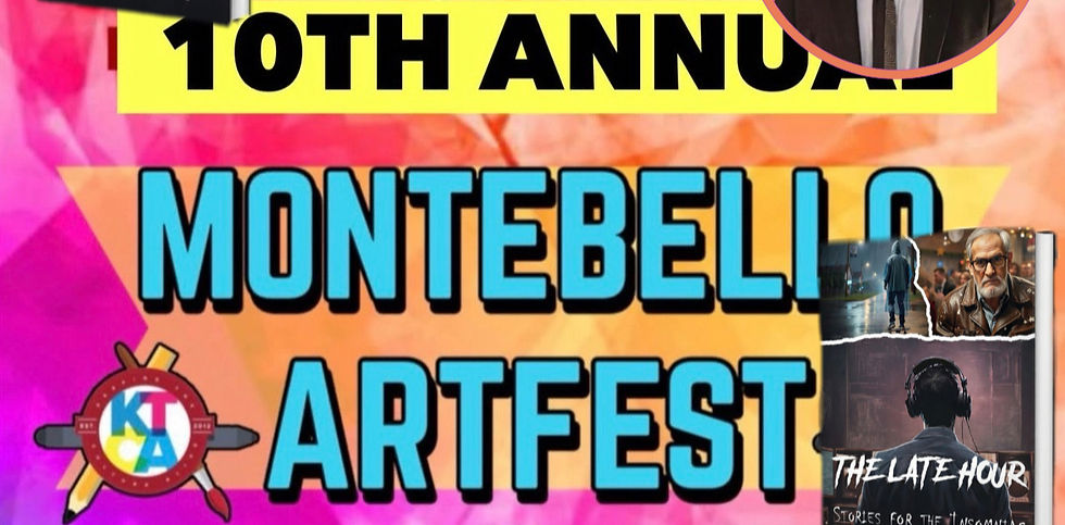 Three Weekends of Author Events Begin with Montebello Artfest