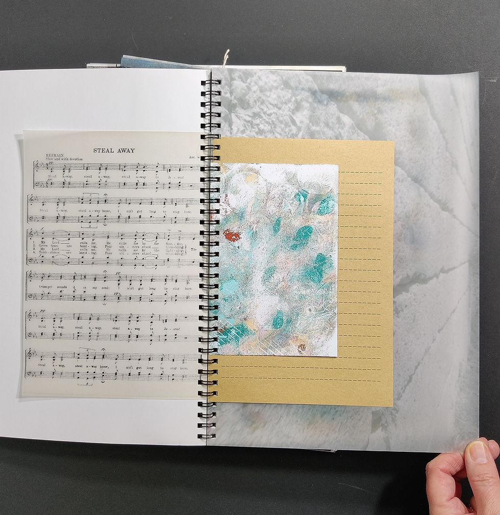 Thumbnail: A4 Christian Journal, Seafoam/Verdigris