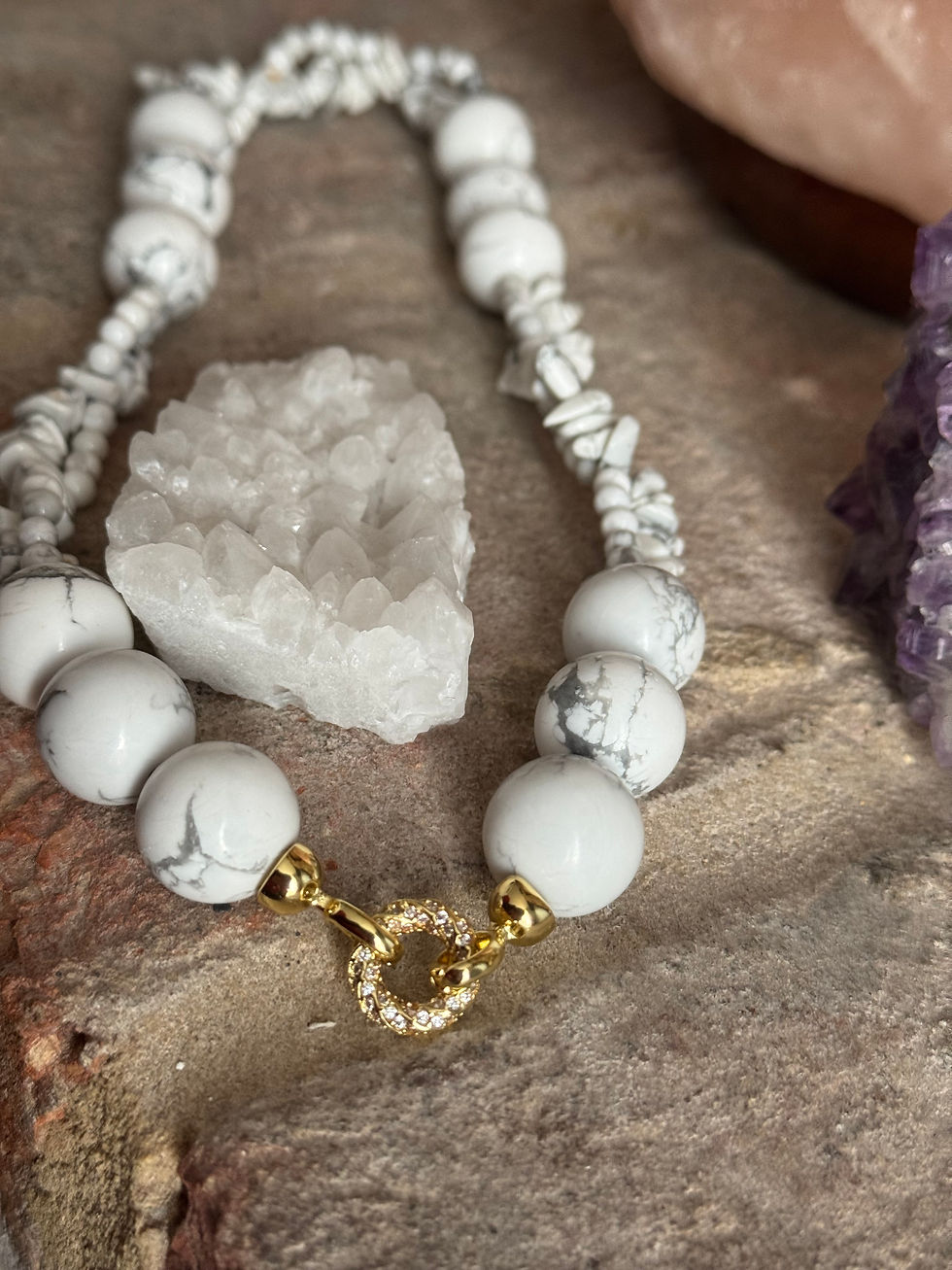 howlite necklace