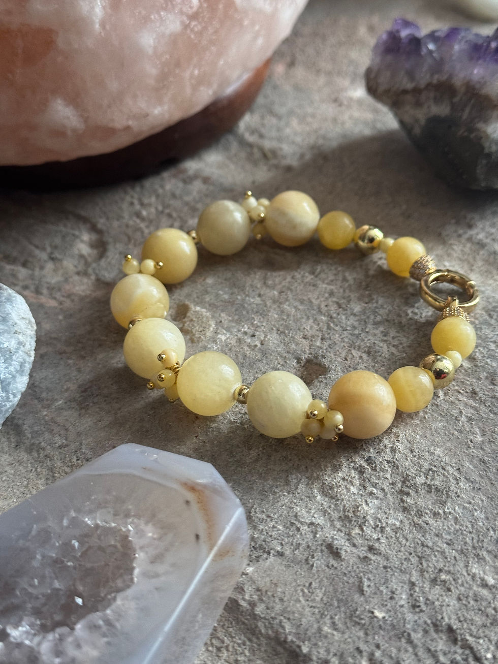 Yellow Jade Bracelet