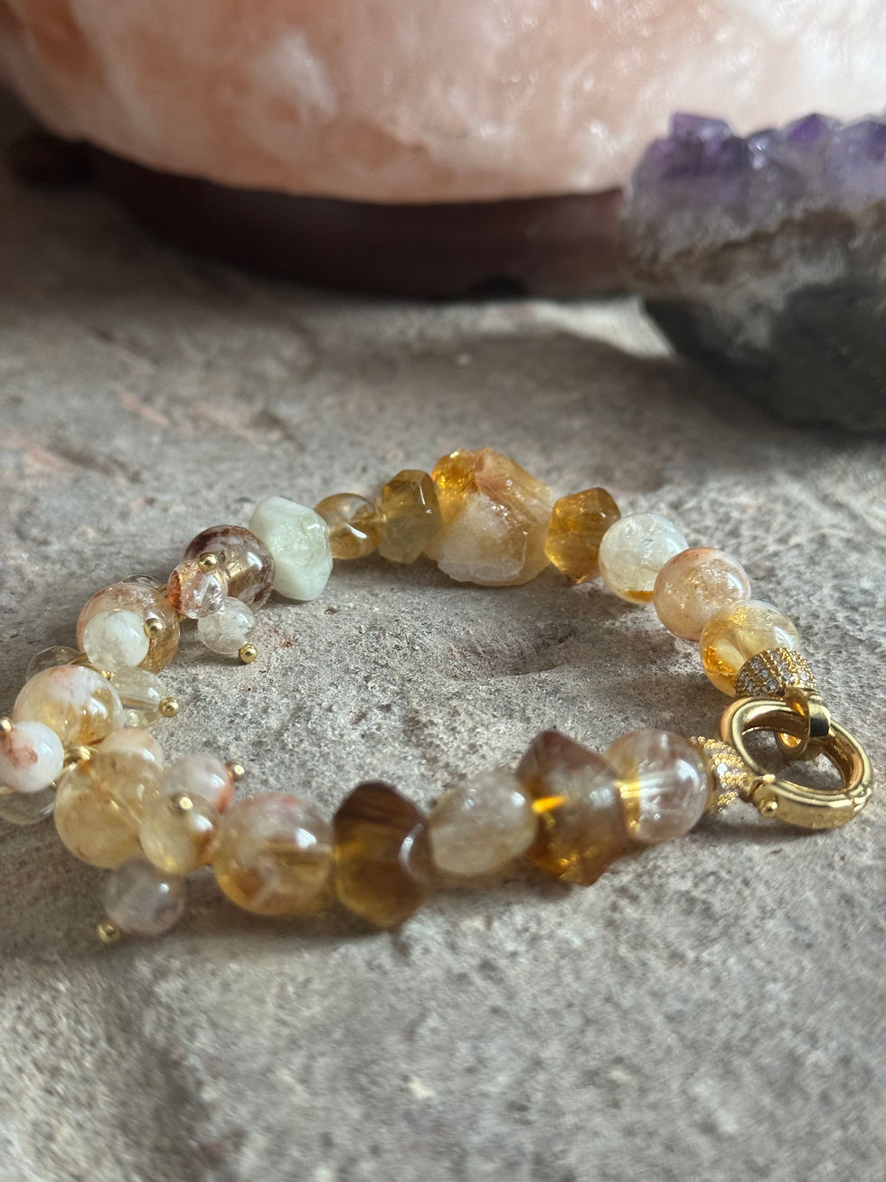 Citrine bracelet