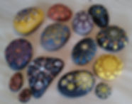 autumn coloured mandalas