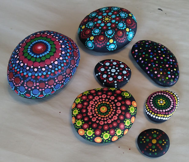multi coloured mandalas