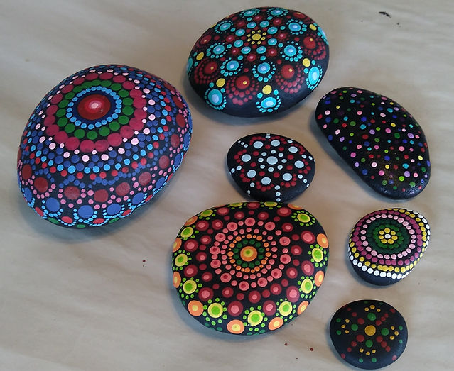 multi coloured mandalas