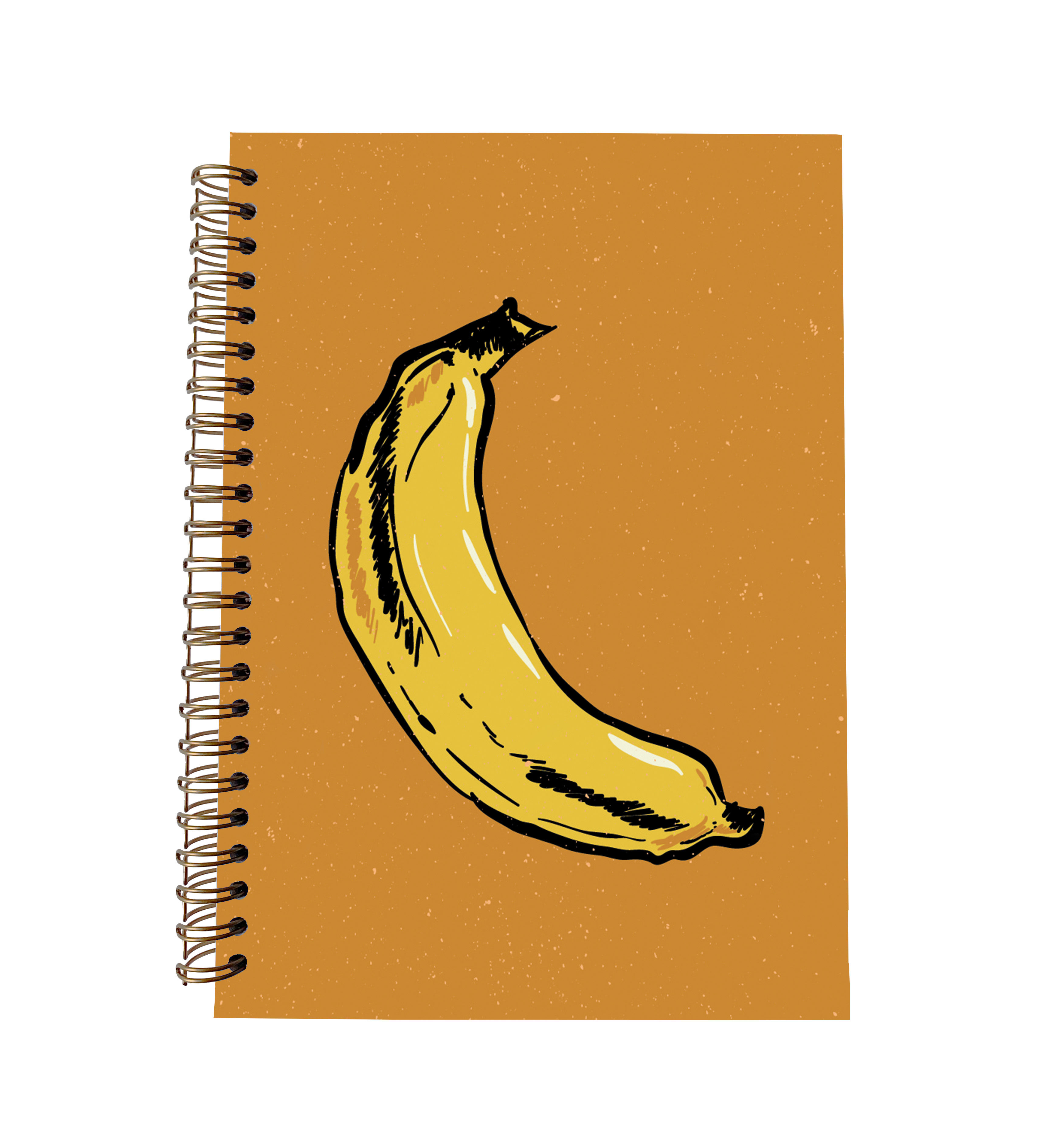 Abstract Cartoon Banana A5 Notebook