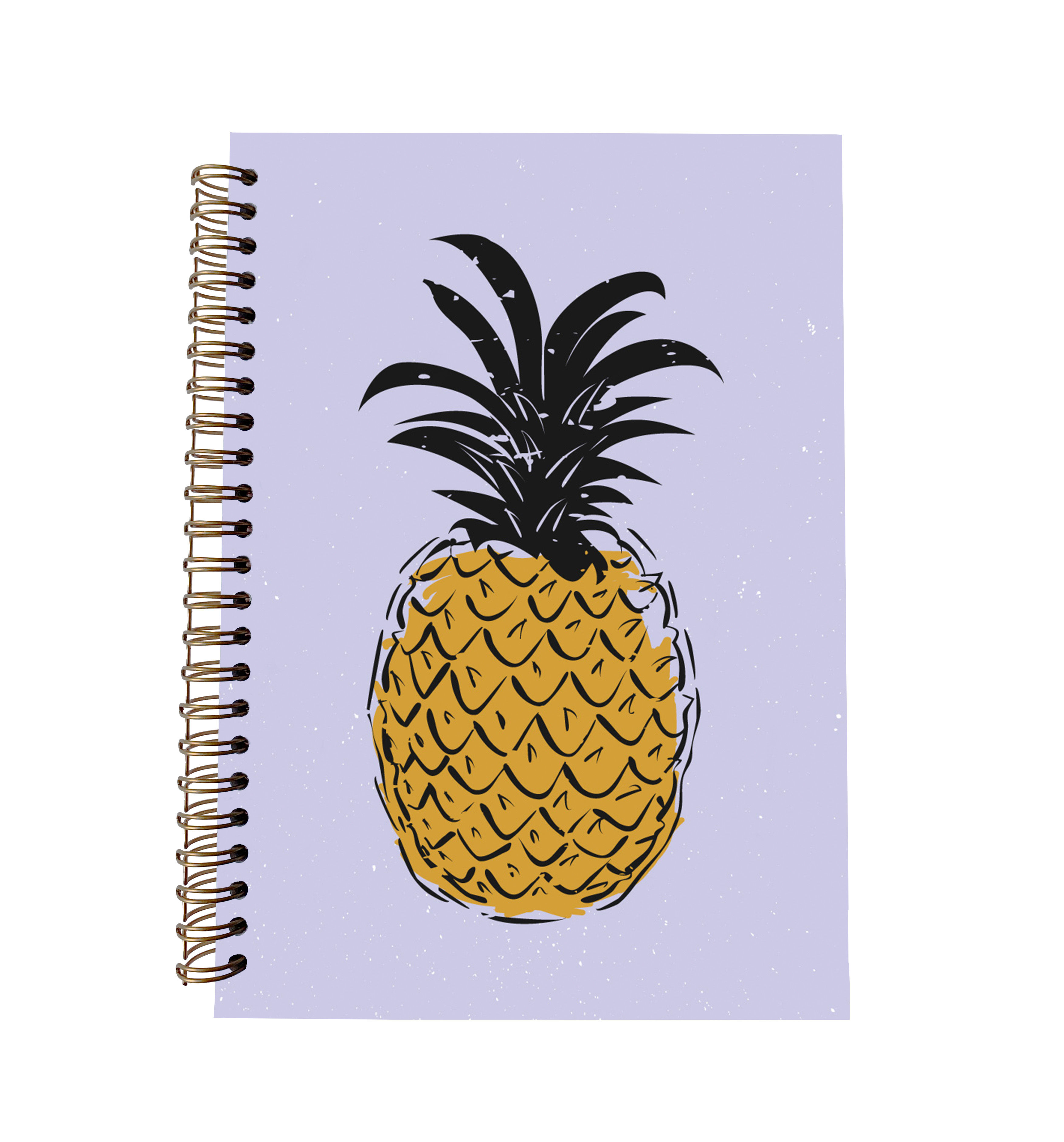 Cartoon Pineapple A5 Notebook