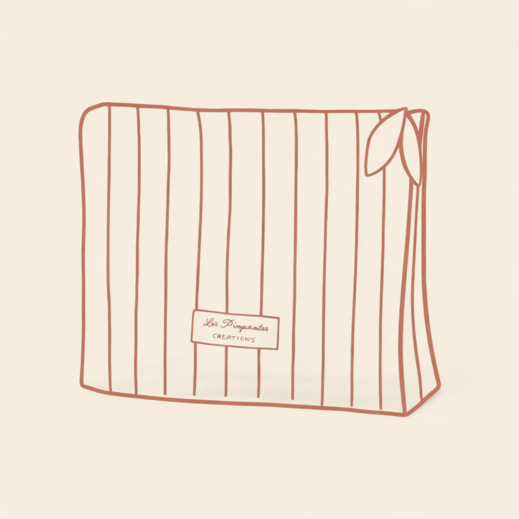 Trousse de toilette Alma matelassée