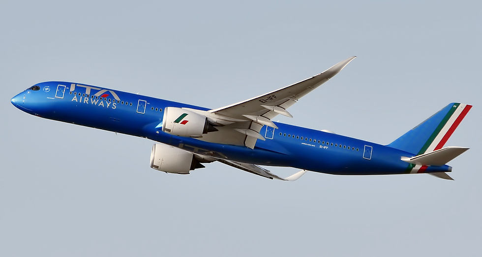 vuelos directos entre Roma y Caracas por parte de ITA Airways.