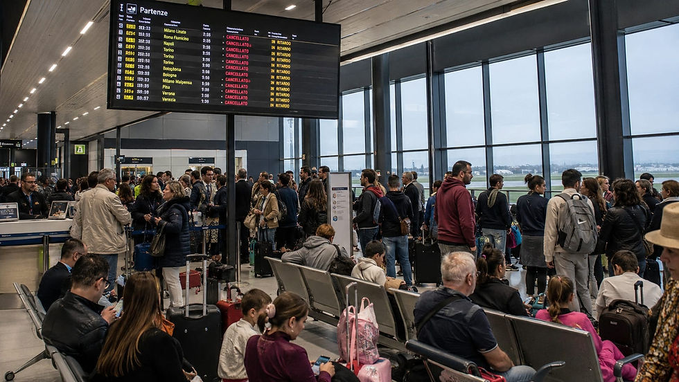 Aeropuerto de Catania-Fontanarossa "Vincenzo Bellini": Caos en los vuelos