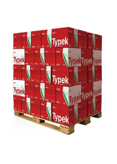 A4 White 80gsm Paper Typek 80 boxes pallet