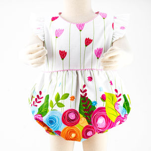 Harper with Piping & Border Print
