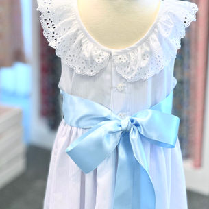 Eyelet Trim Ruffle Louise