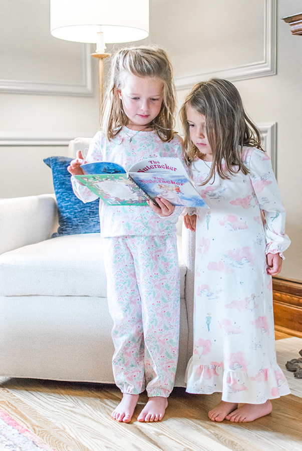 Nora's Nightgown - Little London Flowers with Worth Avenue White
