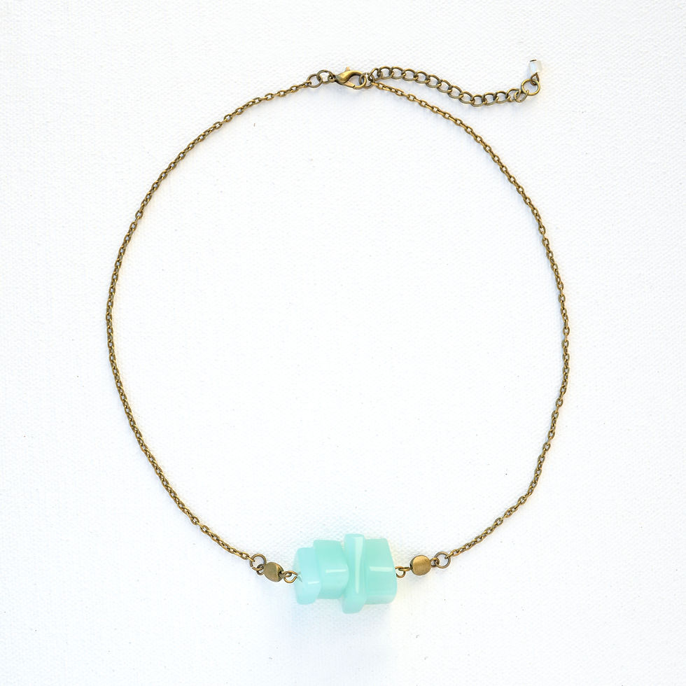 Thumbnail: Aqua Glass necklace