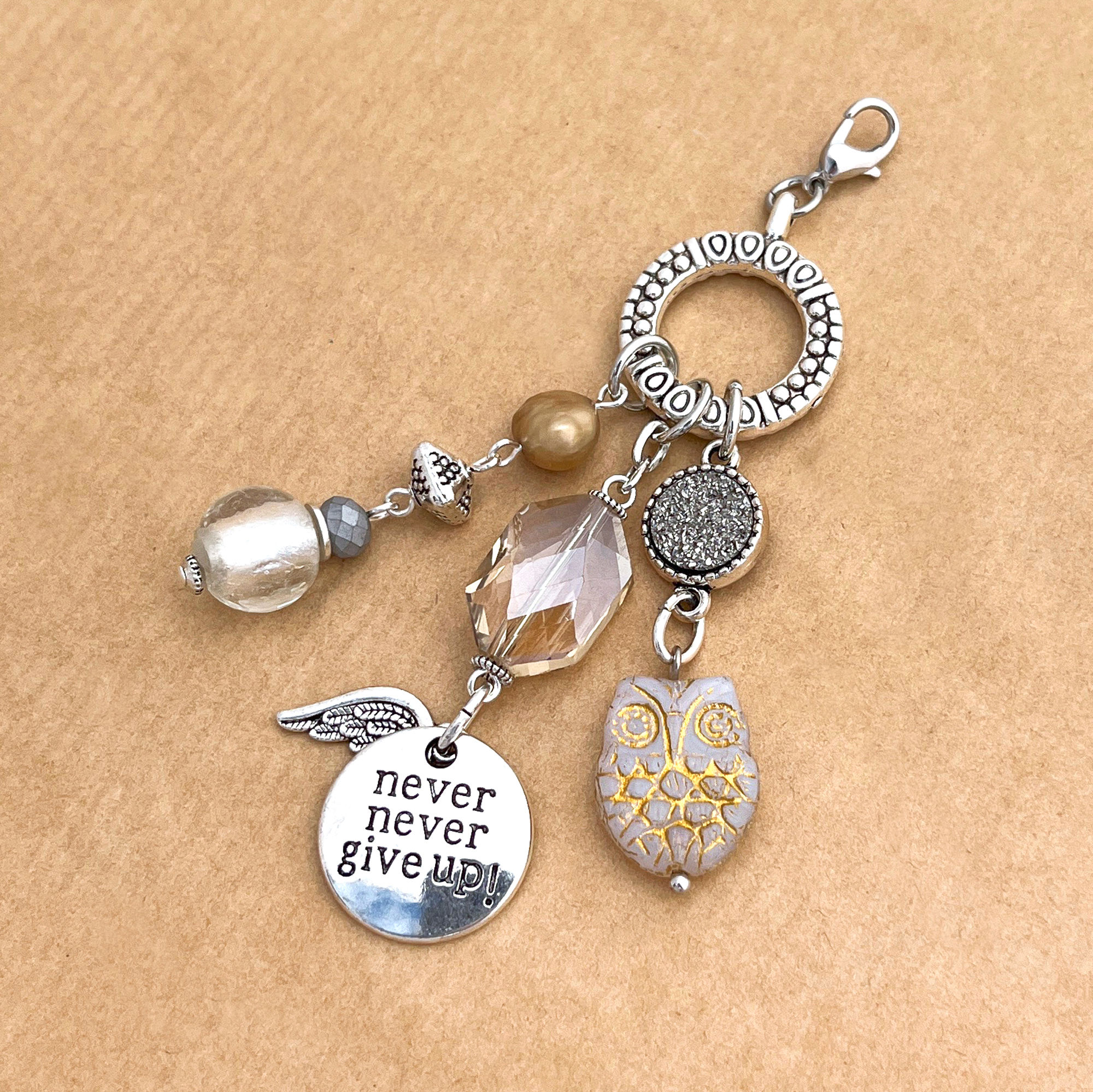 Never Give Up pendant