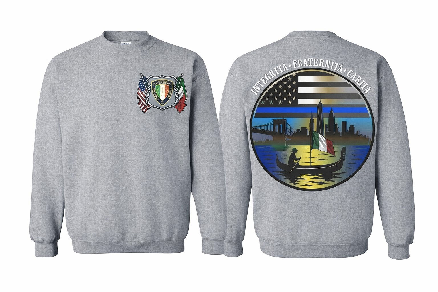 2026 Columbia Society Crewneck Sweatshirt - Grey