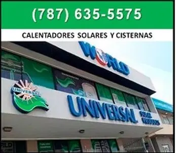 Universal Solar Products 787-635-5575 www.universalsolar.net