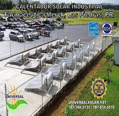 calentador solar universal para hospitales y farmaceuticas