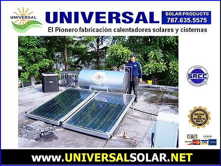 Calentador solar Univesal para casa