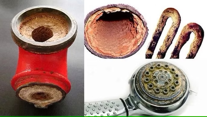 ablandador de agua para plumas calcificadas por agua dura