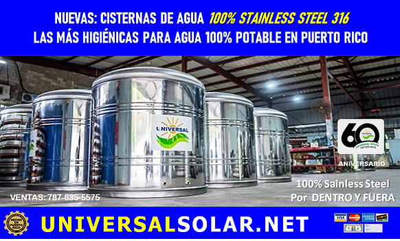 cisterna de agua stainless steel
