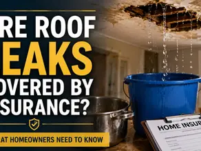 Are Roof Leaks Covered by Insurance