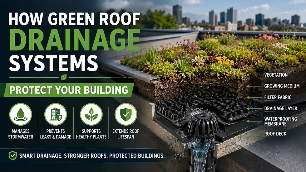 Green Roof Drainage Systems Protect Your Building