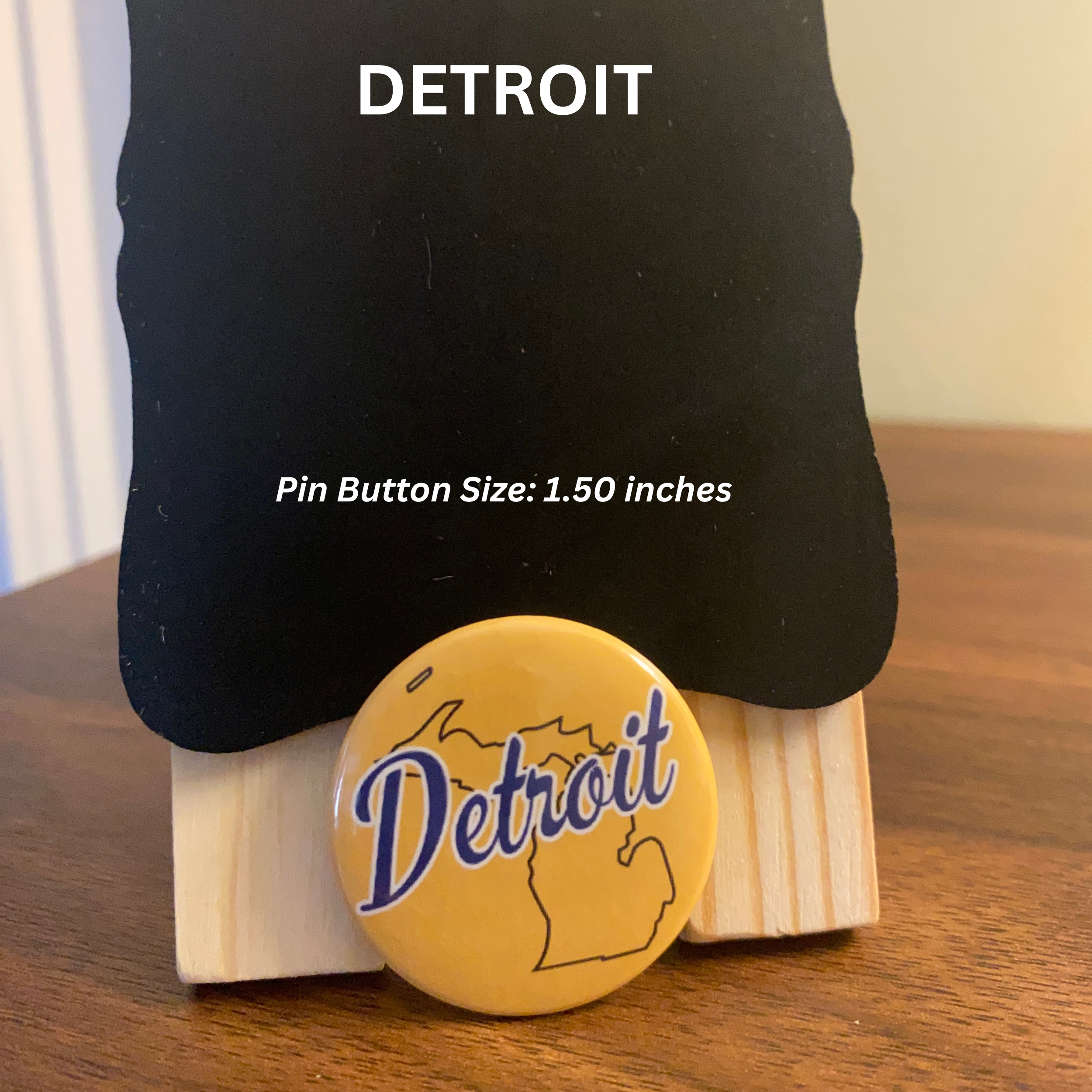 Detroit Pin Button