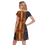 Thumbnail: Maha Kali Fire & Ice Short Sleeve Dress