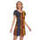Thumbnail: Maha Kali Fire & Ice Short Sleeve Dress
