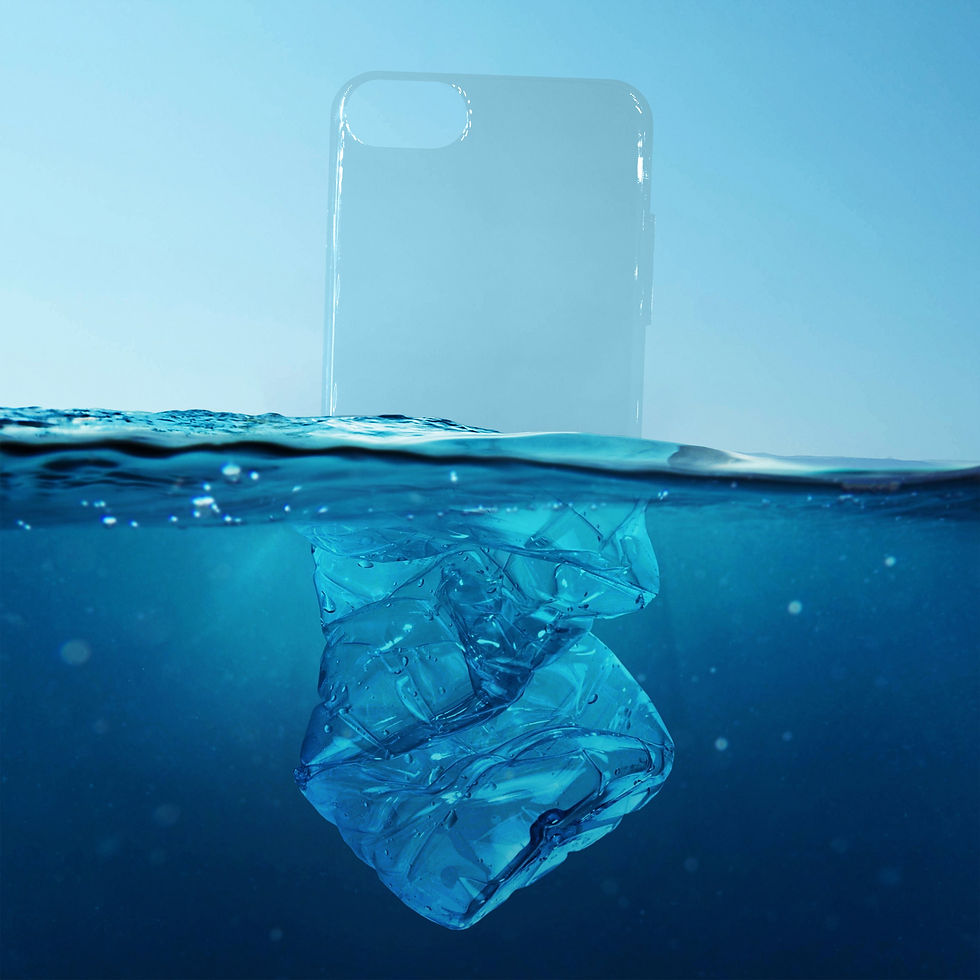 Miniatyrbild: Recycled Ocean Plastic Transparent Phone Case