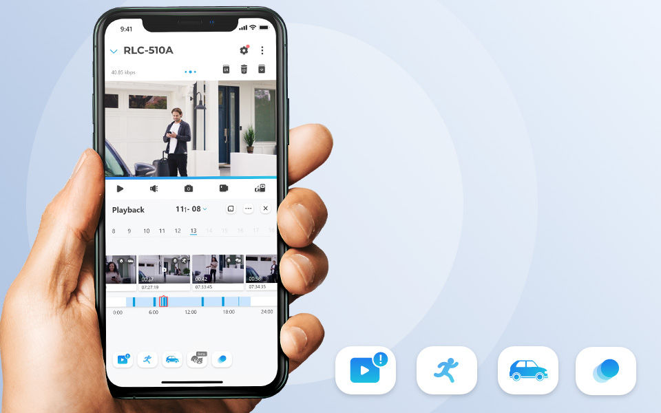 Miniatyrbild: Reolink Smart Security Camera 5MP Outdoor Infrared Night Vision Cam with Human/C