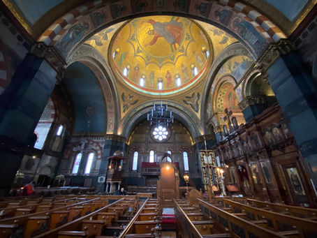 St Sophia's Greek Orthodox Cathedral in Bayswater— Divine Wisdom and a wet October's afternoon