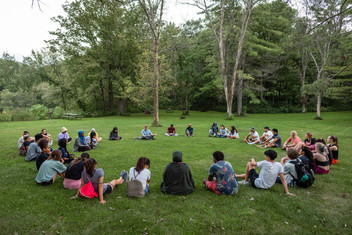 Forest Bathing closing circle
