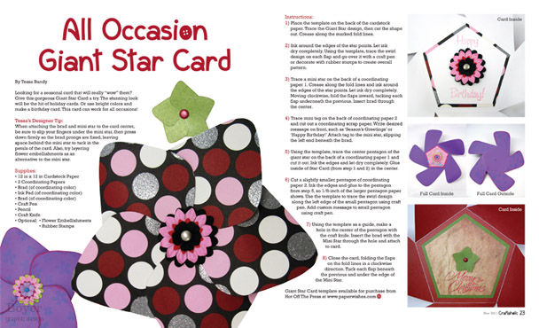 Craftaholic Magazine Spread