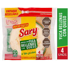 Arepas de Yuca Sary Rellenas de Queso