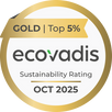 2025 Ecovadis Gold Medal