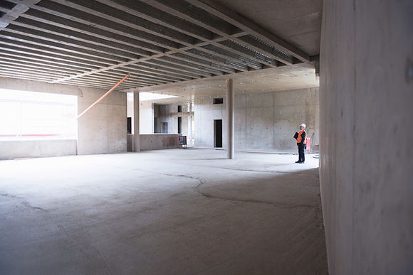 general contractor standing on site