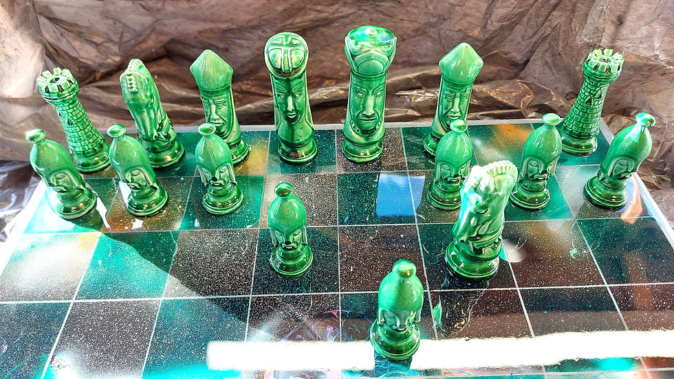 Thumbnail: 16 Piece Gothic Chess Set