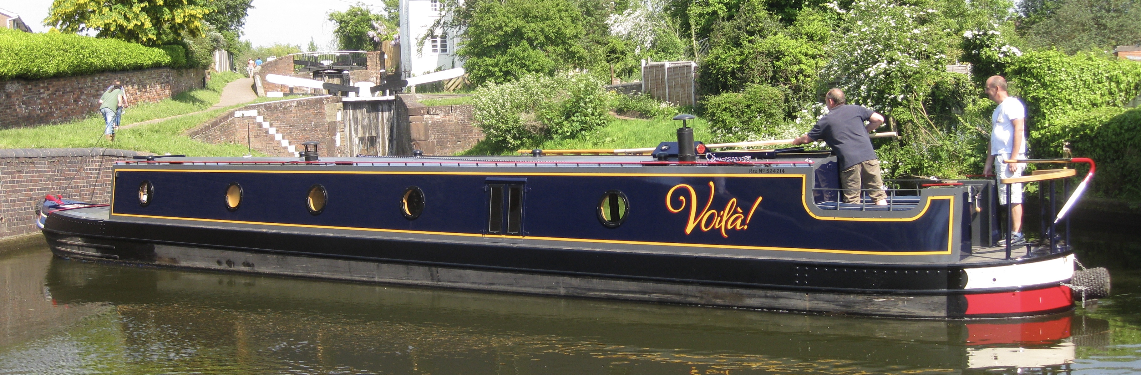 narrowboats painted by John Sanderson