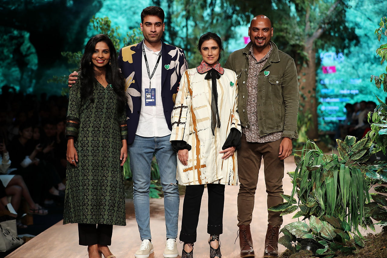 (L-R)Designer Shalini James, Sahil Kochh