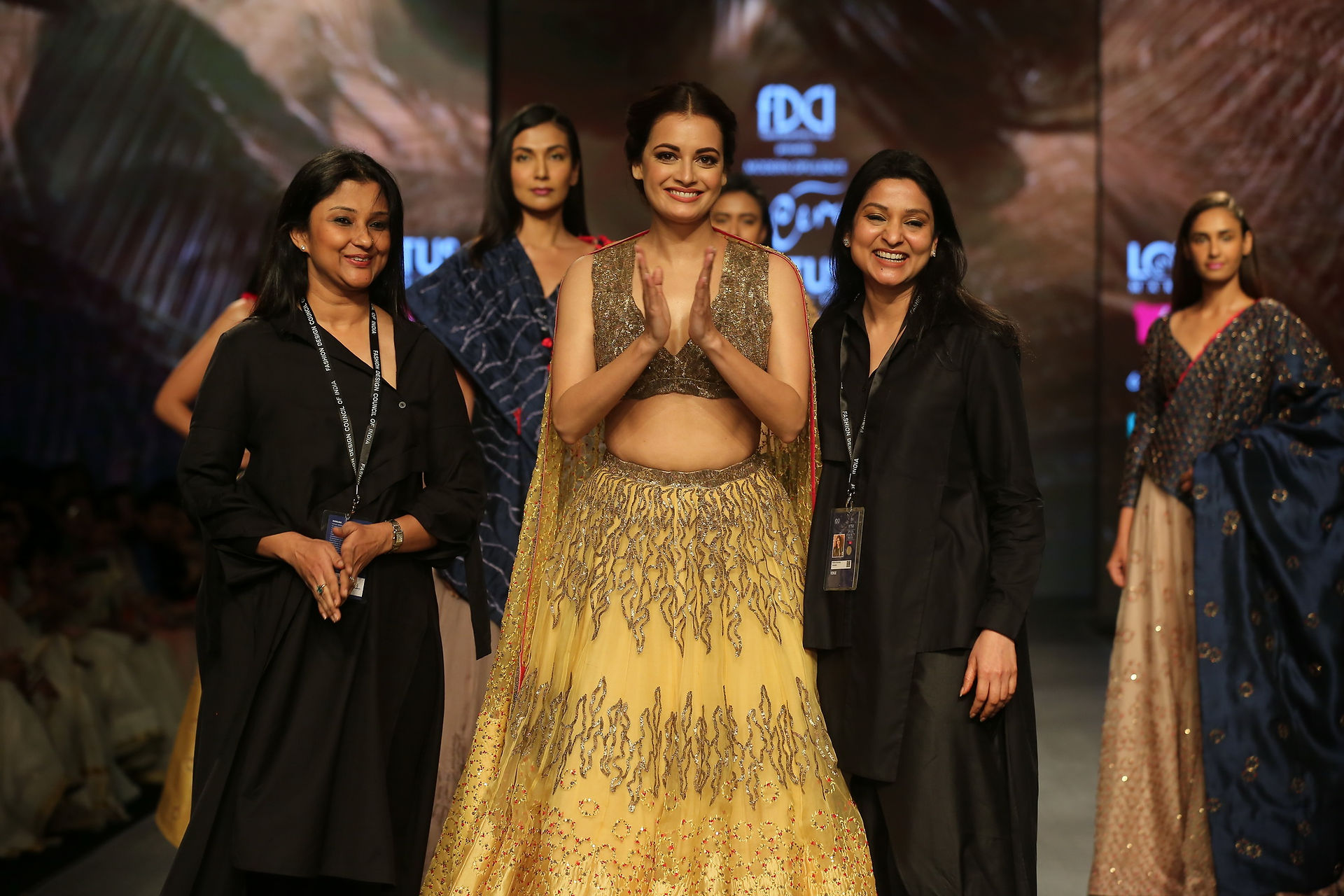 Dia Mirza with Ruceru Designers