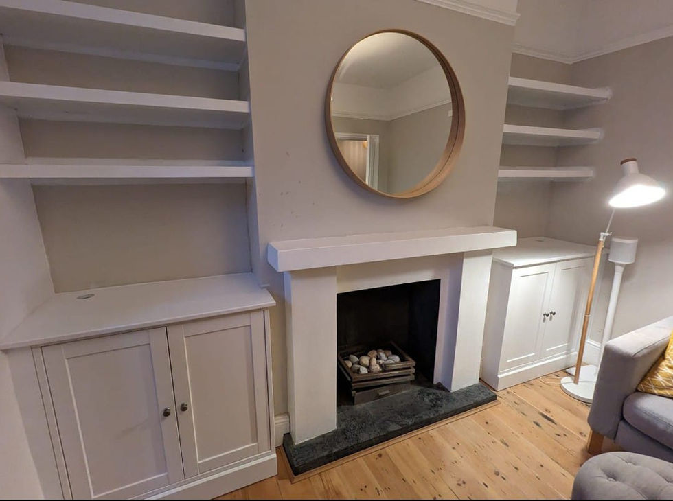 Custom-Built Bookcases with Bookcases by Bespoke Fitted Carpentry, South London, UK