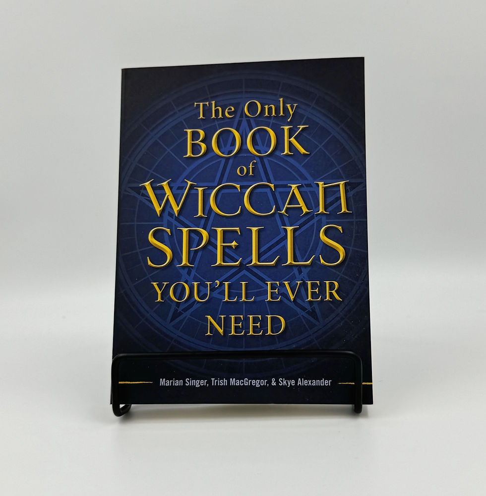 The Only Book Of Wiccan Spells You’ll Ever Need Book by Marian Singer, Trish MacGregor, Skye Alexander Front