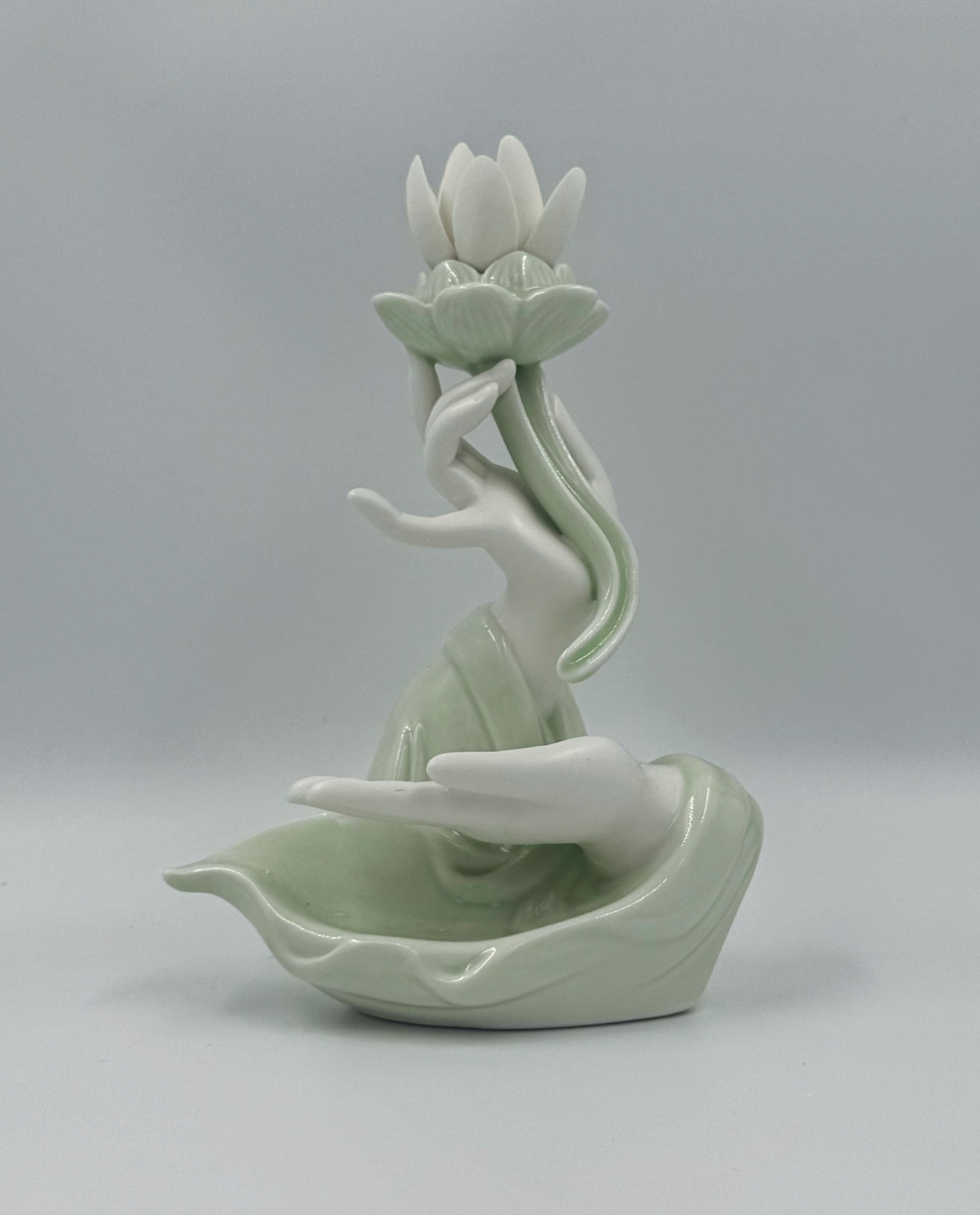Lotus Hand Incense Backflow Burner