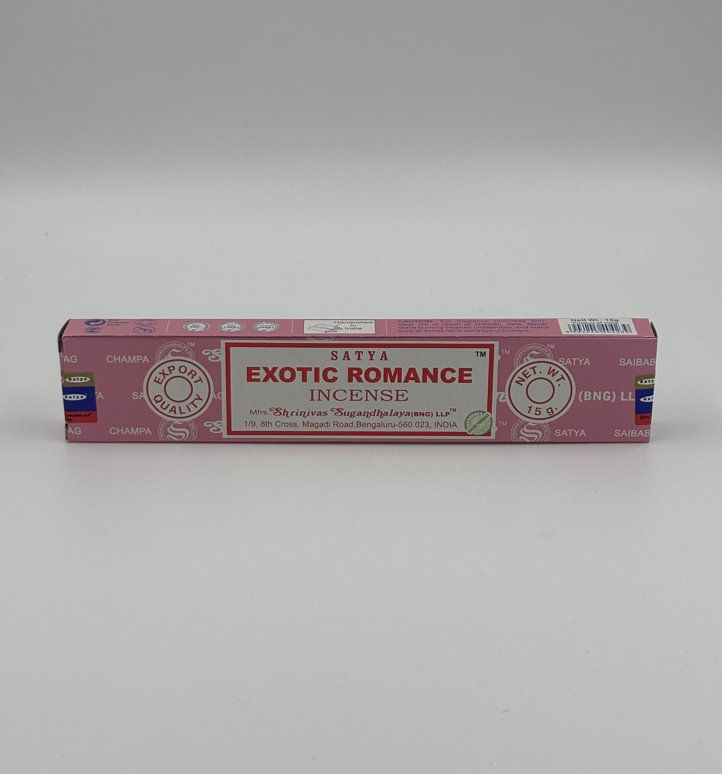 Satya Exotic Romance Incense 15g